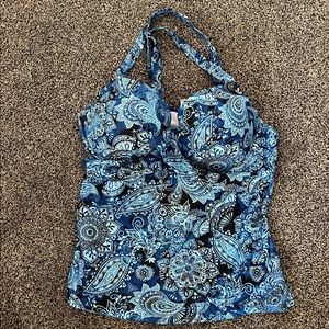 Younique Blue Patterned Swimwear
